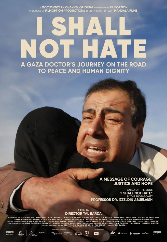 Filmplakat zu I Shall Not Hate - A Gaza Doctor's Journey of the Road to Peace and Human Dignity