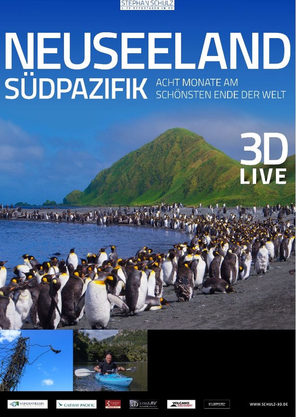 Filmplakat zu Neuseeland & Südpazifik 3D Livereportage