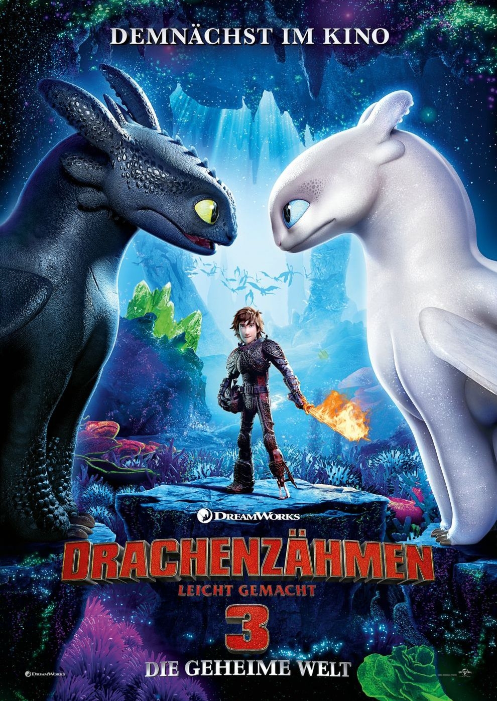 Filmplakat zu Drachenzähmen leicht gemacht 3: Die geheime Welt