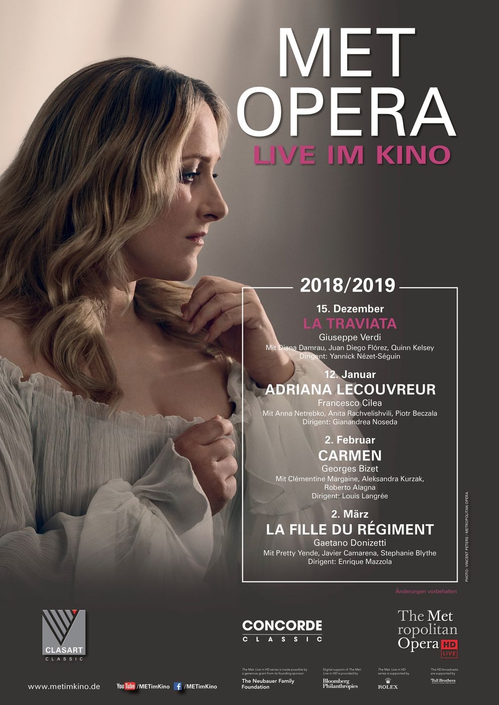 Filmplakat zu MET Opera: La Traviata (Verdi)(Live 2018)