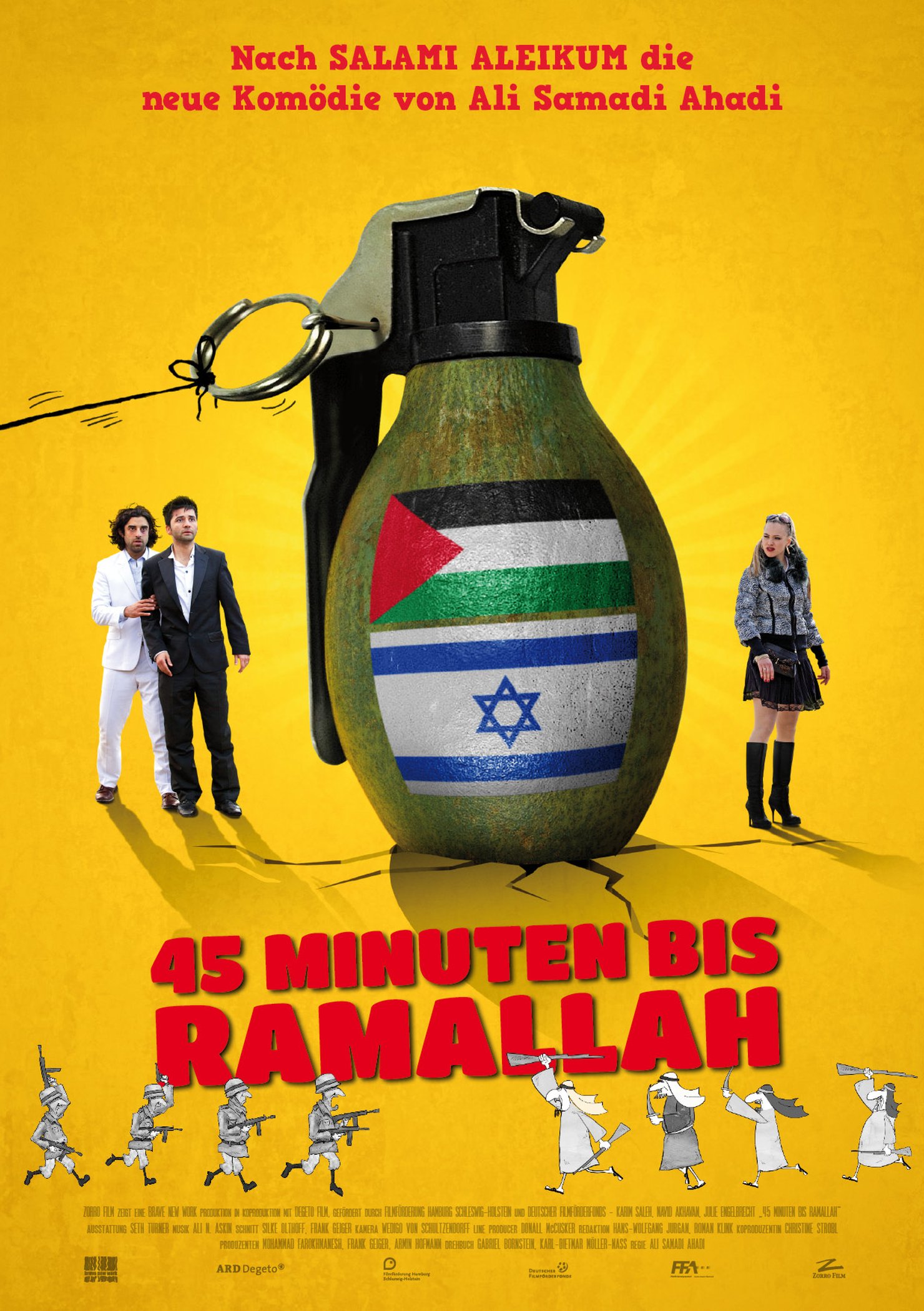 Filmplakat zu 45 Minuten bis Ramallah