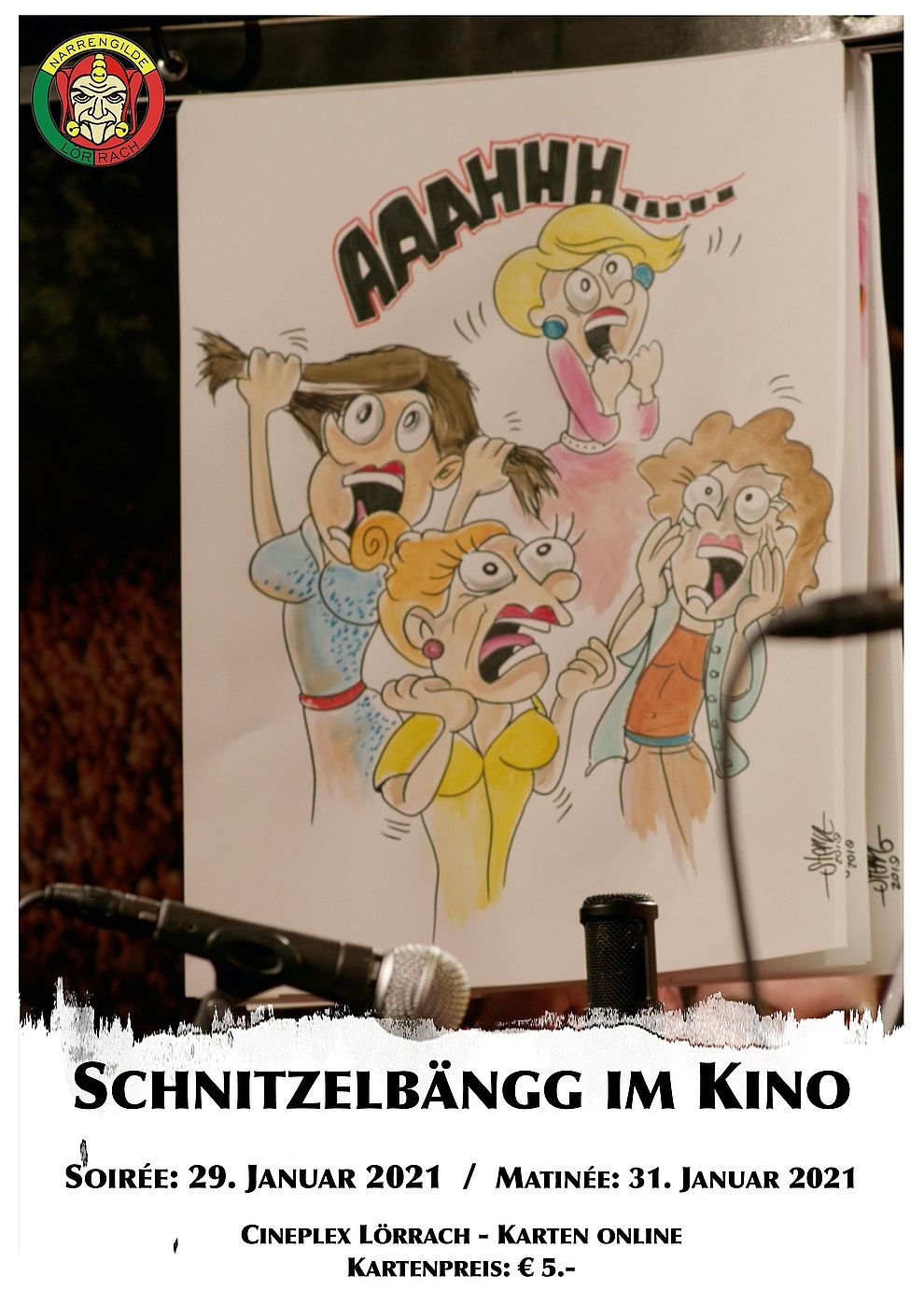 Filmplakat zu Schnitzelbängg im Kino