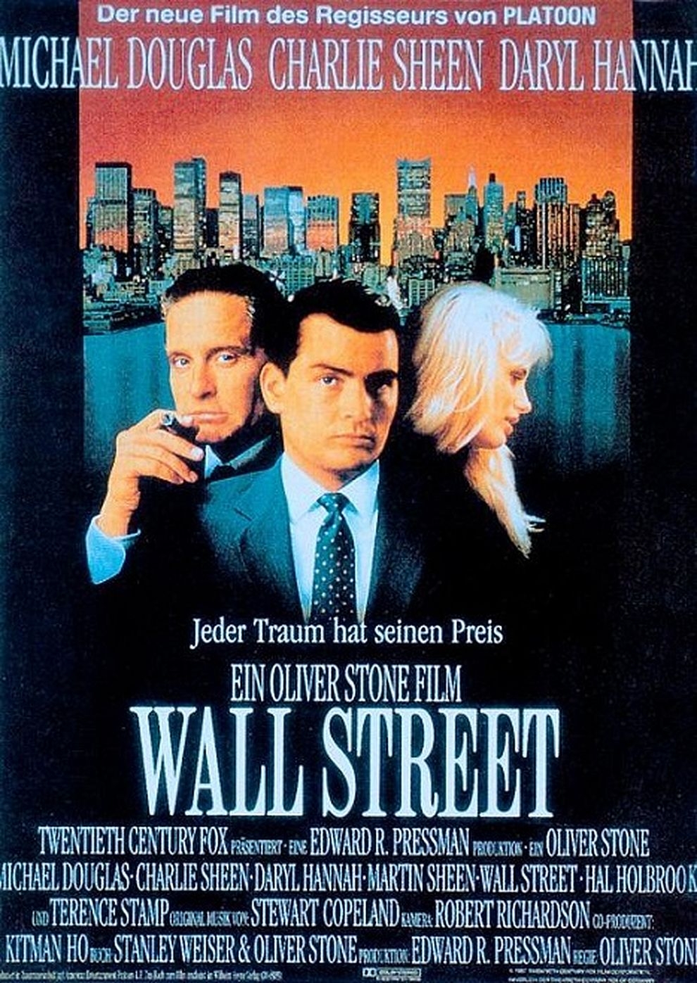 Filmplakat zu Wall Street