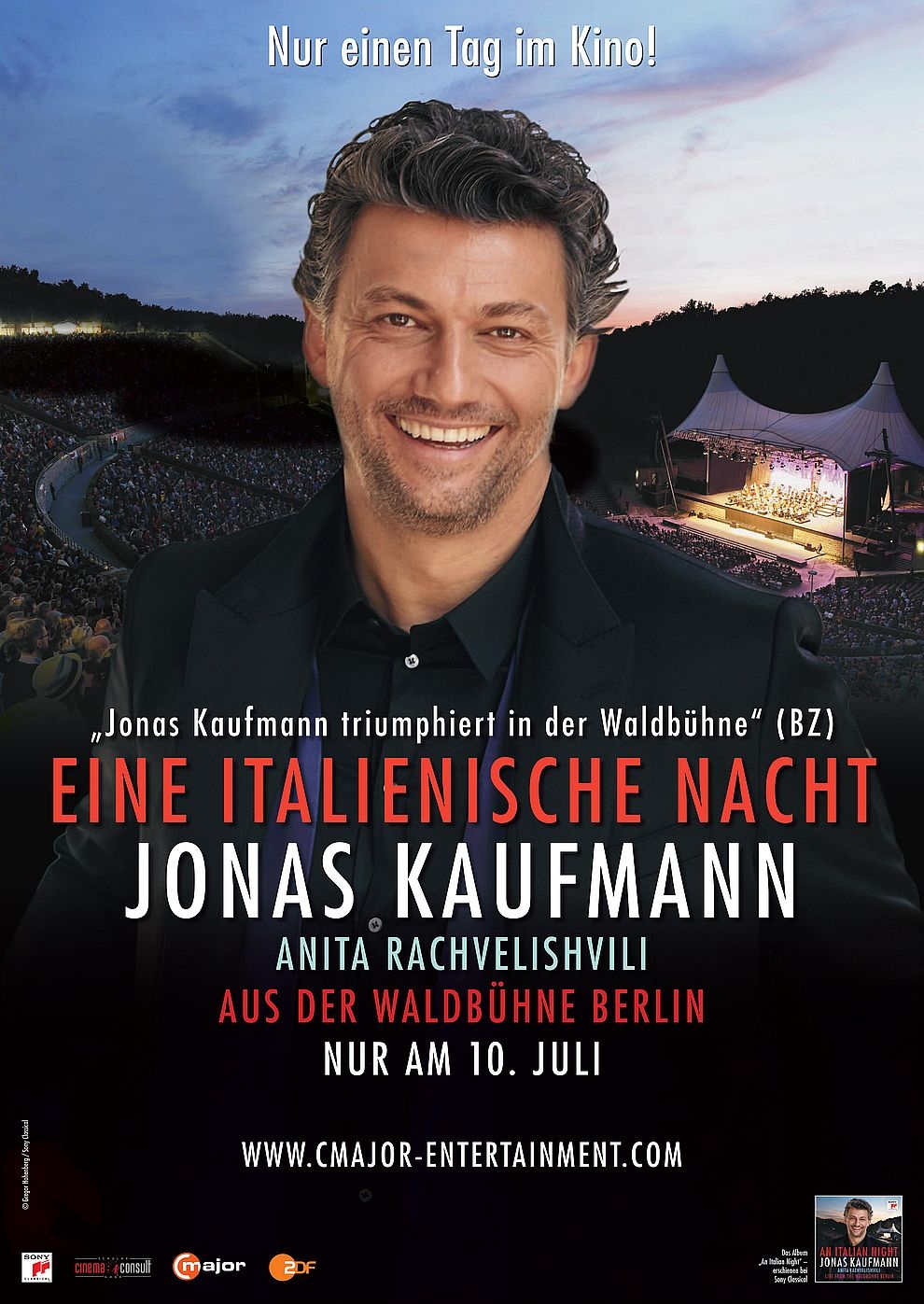 Filmplakat zu Eine italienische Nacht: Jonas Kaufmann aus der Waldbühne Berlin 2018
