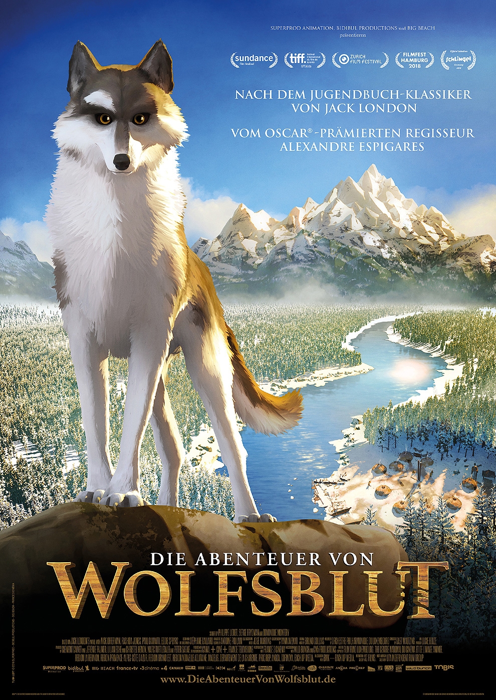 Filmplakat zu Die Abenteuer von Wolfsblut