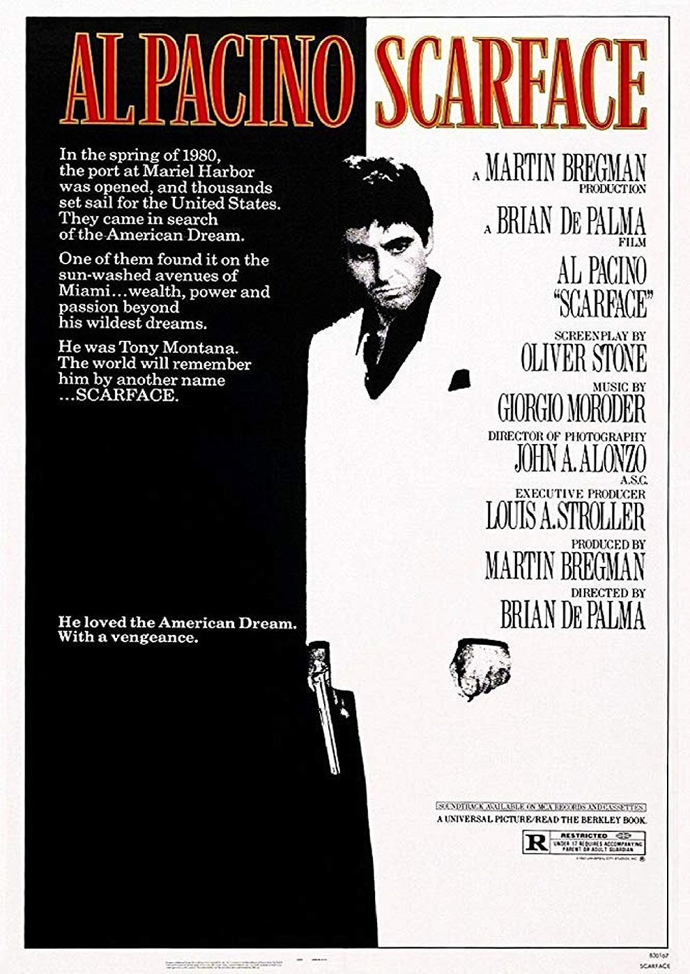 Filmplakat zu Scarface (Al Pacino)