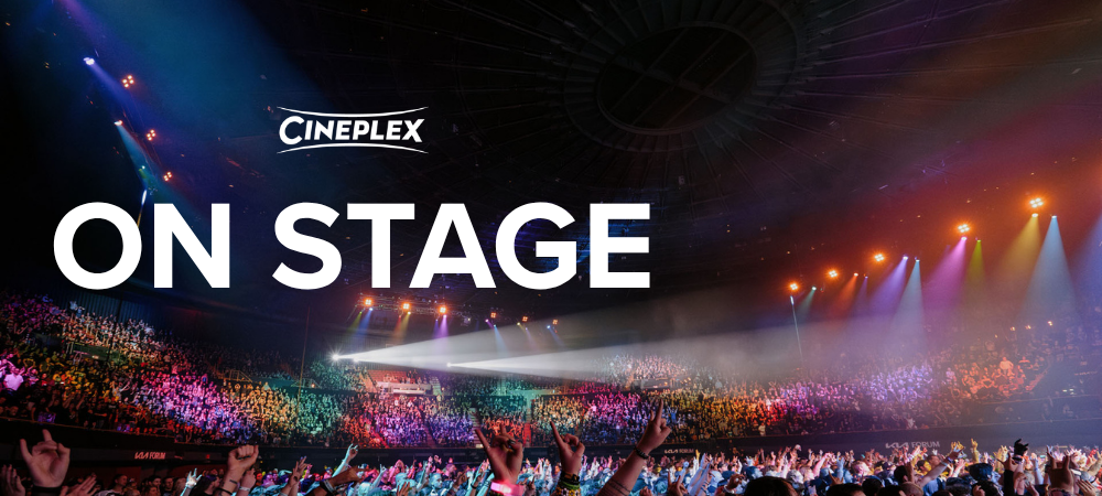 Foto, auf dem die, vollbesetzten Tribünen eines ausverkauften Konzerts zu sehen sind, um unsere Eventkategorie "On Stage" zu bewerben