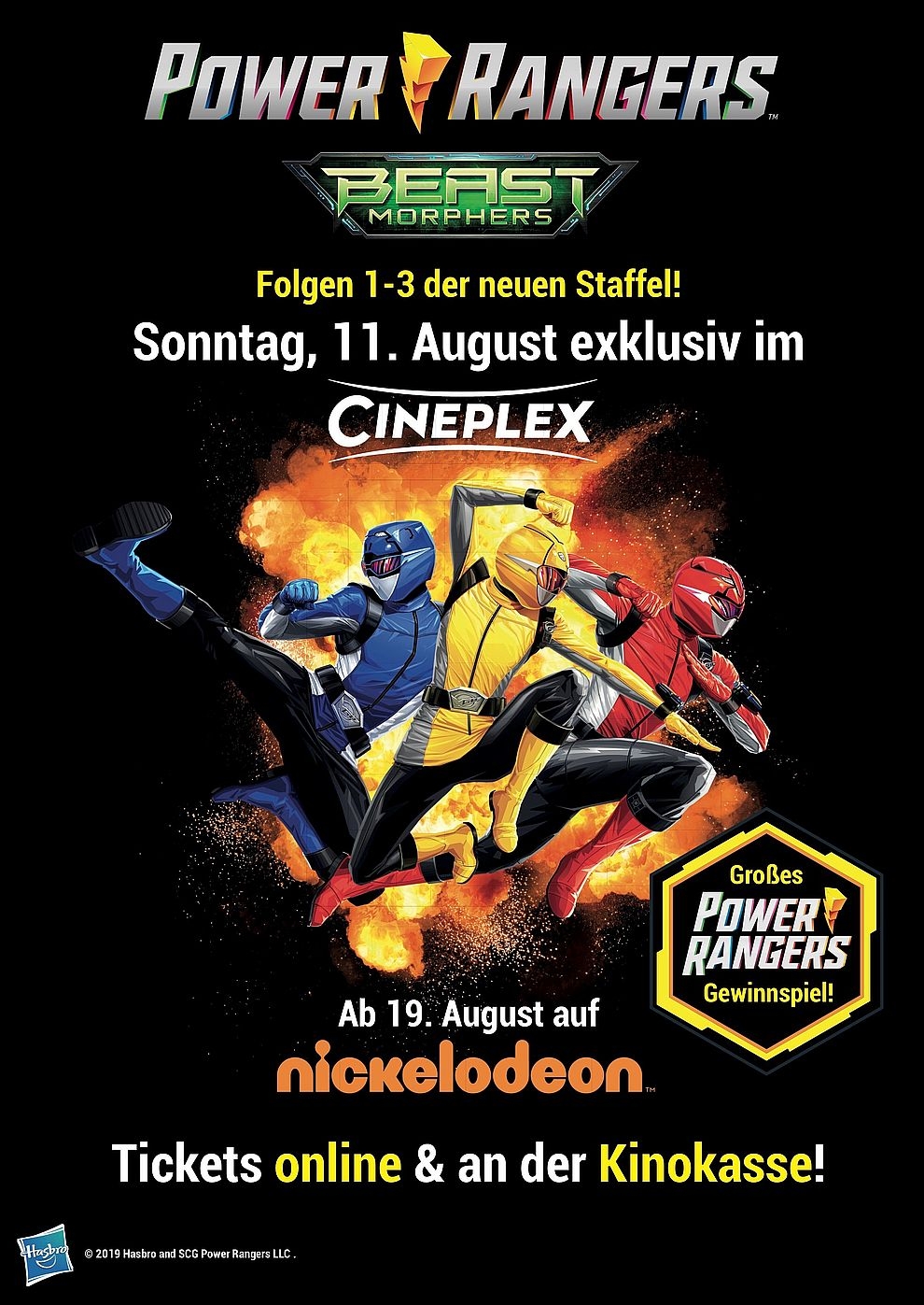 Filmplakat zu Power Rangers Beast Morphers