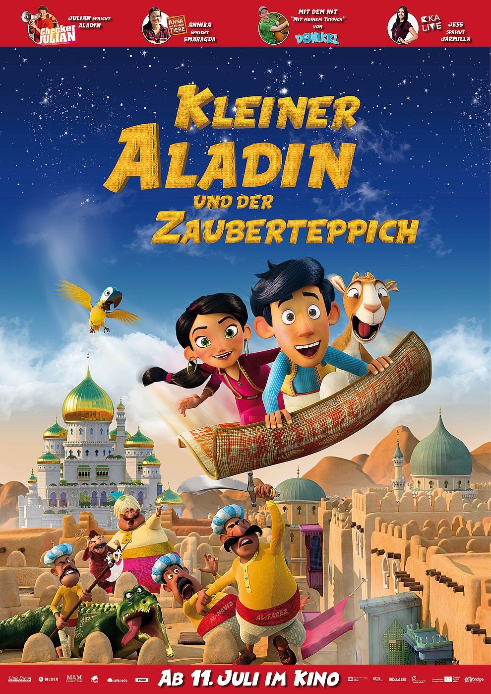 Filmplakat zu Kleiner Aladin und der Zauberteppich