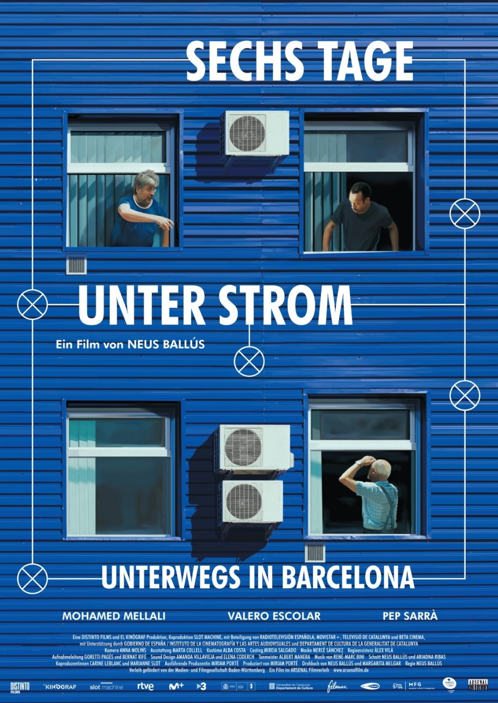 Filmplakat zu Sechs Tage unter Strom - Unterwegs in Barcelona