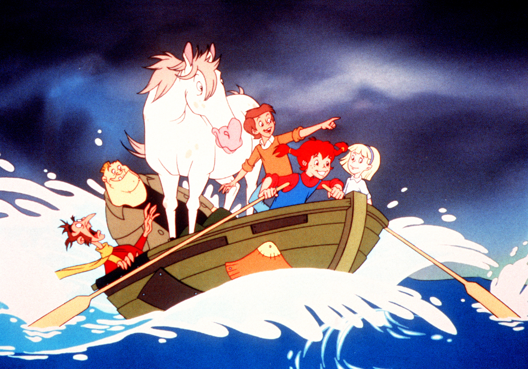 Szenenbild zu Pippi Langstrumpf in der Südsee