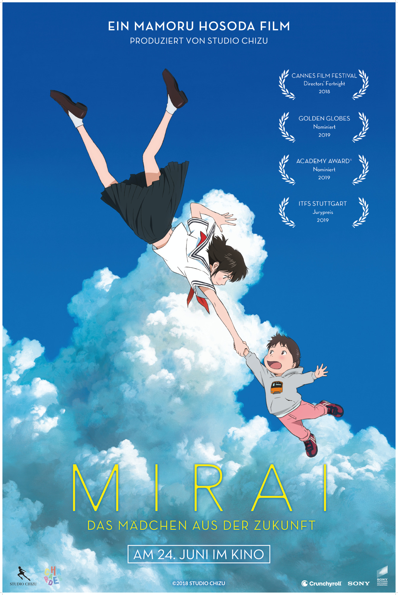 Filmplakat zu Mirai - Das Mädchen aus der Zukunft