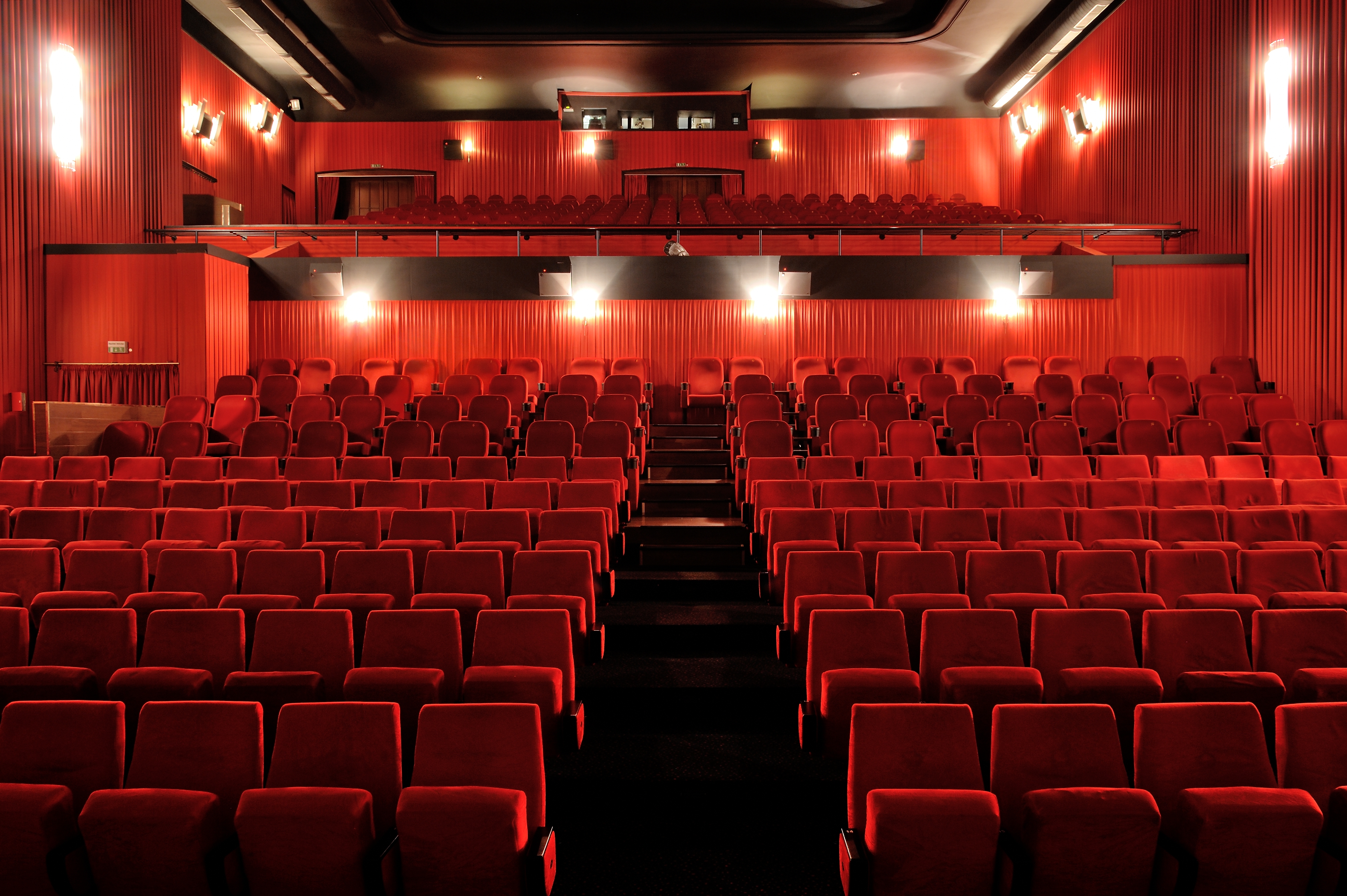 Der größte Saal im Eden Palast - Saalansicht Eden 1 von vorne.