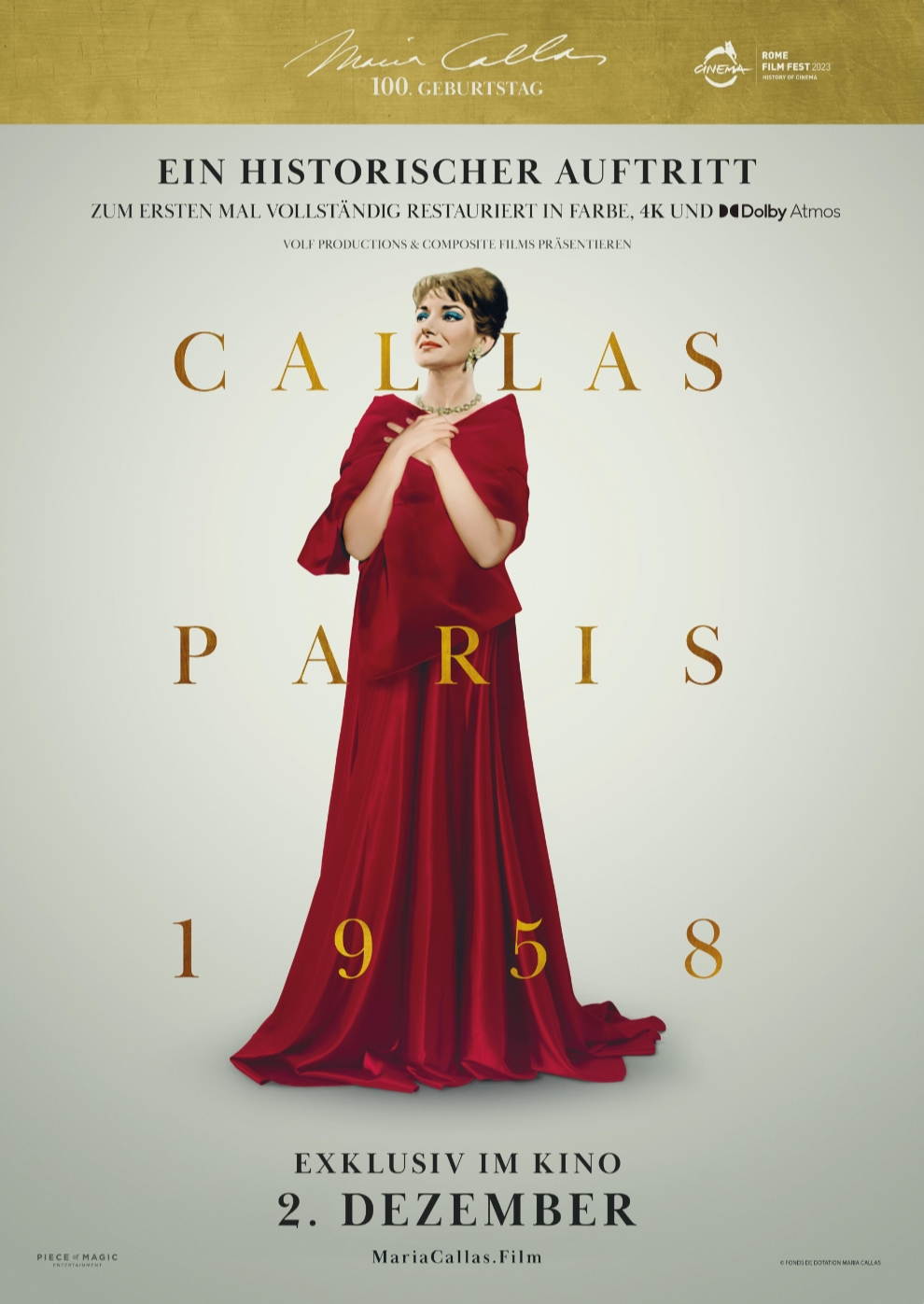 Filmplakat zu Callas: Paris, 1958