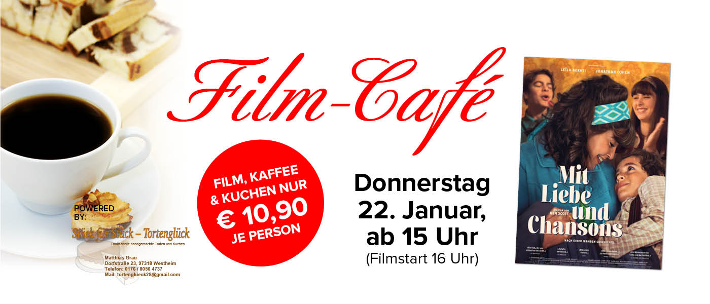 Film-Café Mit Liebe und Chansons am 22. Januar