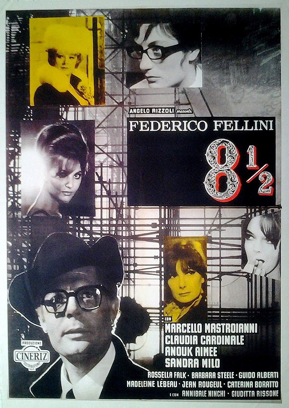 Filmplakat zu Achteinhalb (8 1/2)