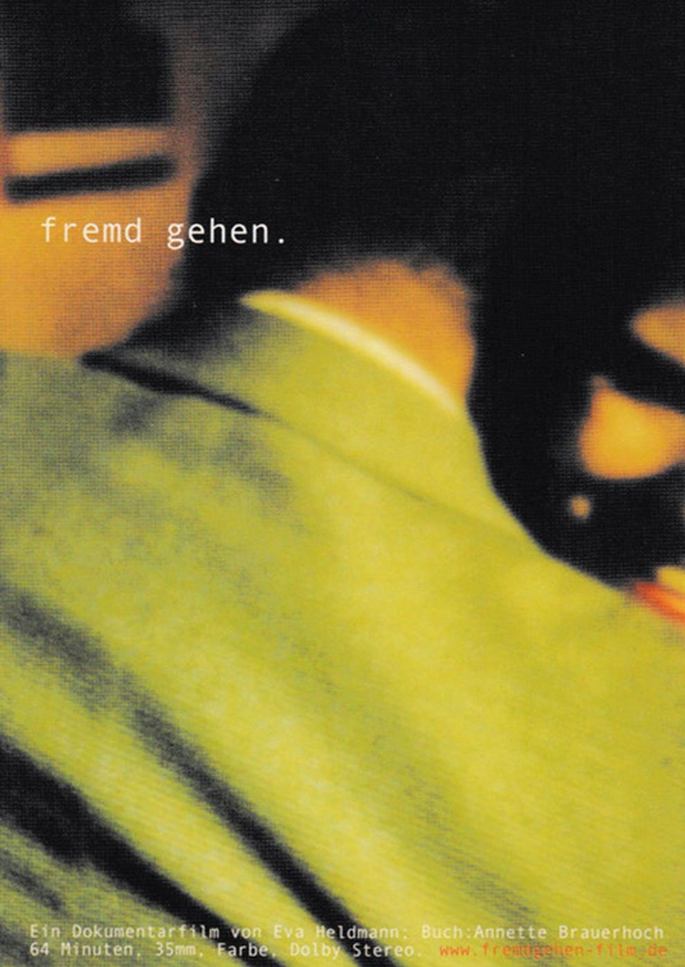 Filmplakat zu fremd gehen. Gespräche mit meiner Freundin