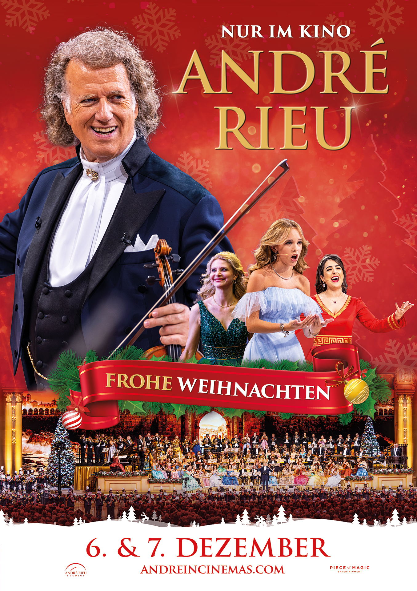 Filmplakat zu André Rieus Weihnachtskonzert 2025: Merry Christmas