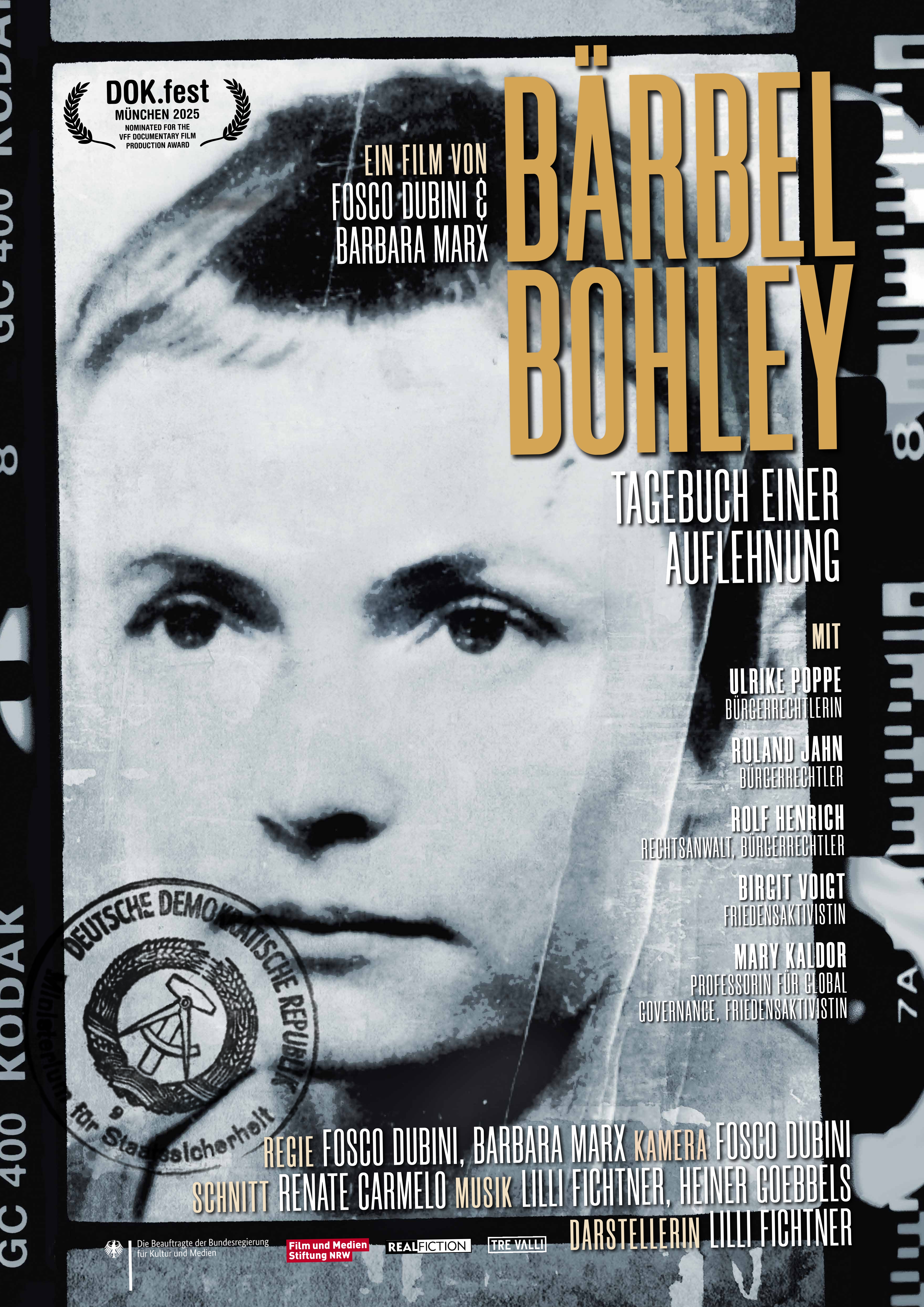 Filmplakat zu Bärbel Bohley - Tagebuch einer Auflehnung