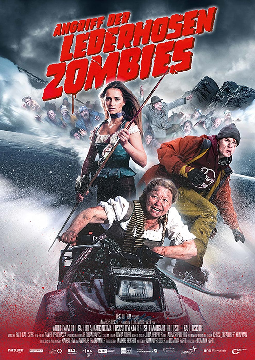 Filmplakat zu Angriff der Lederhosenzombies