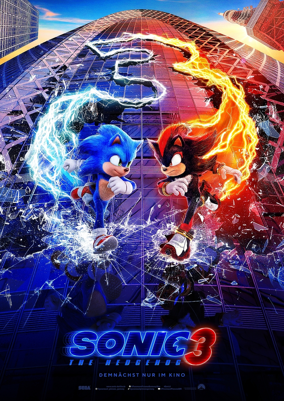 Filmplakat zu Sonic the Hedgehog 3