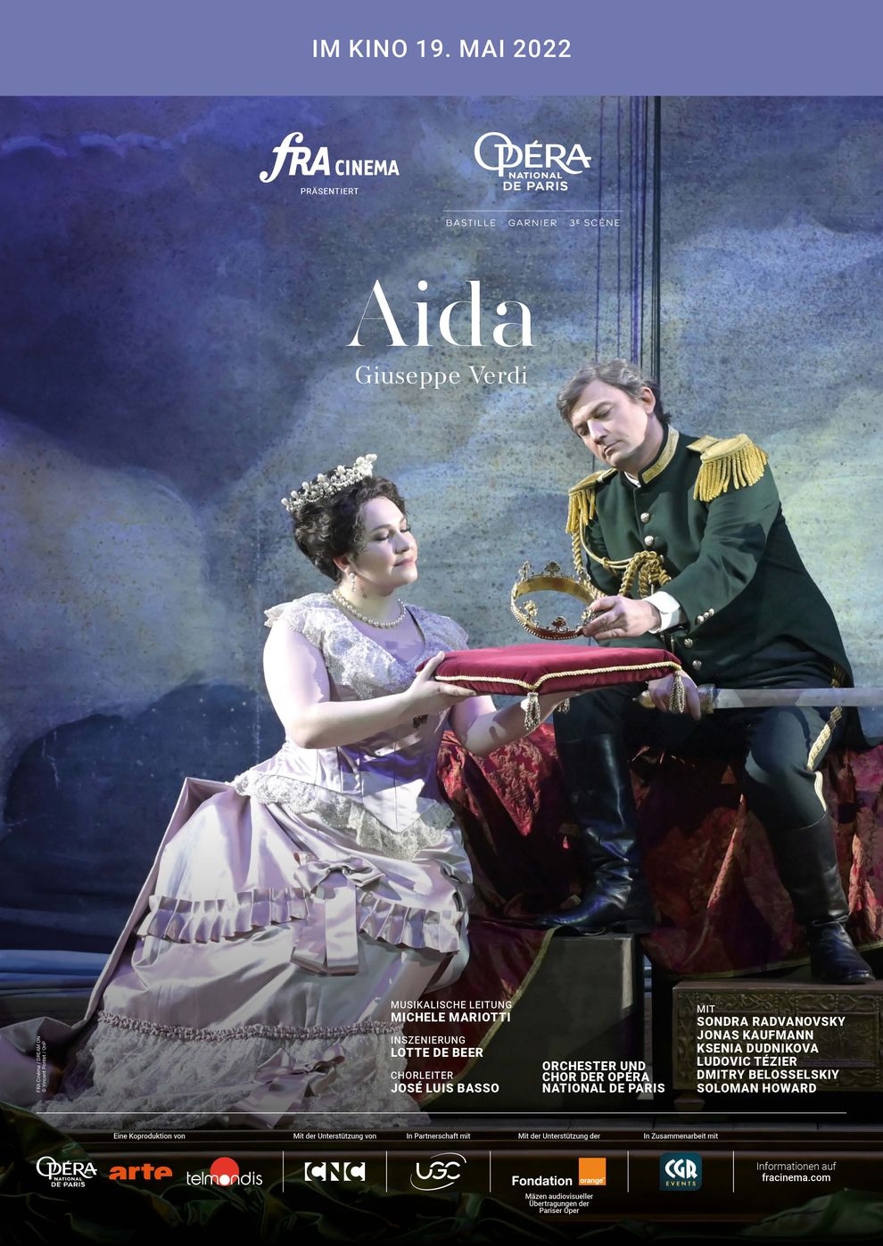 Filmplakat zu Opéra national de Paris 2021/22: Aida (Aufz)