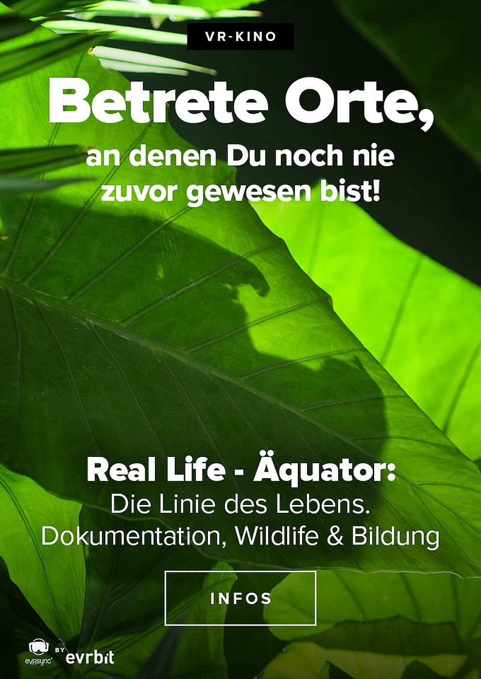 Filmplakat zu VR Real Life  - Äquator 360 - die Linie des Lebens