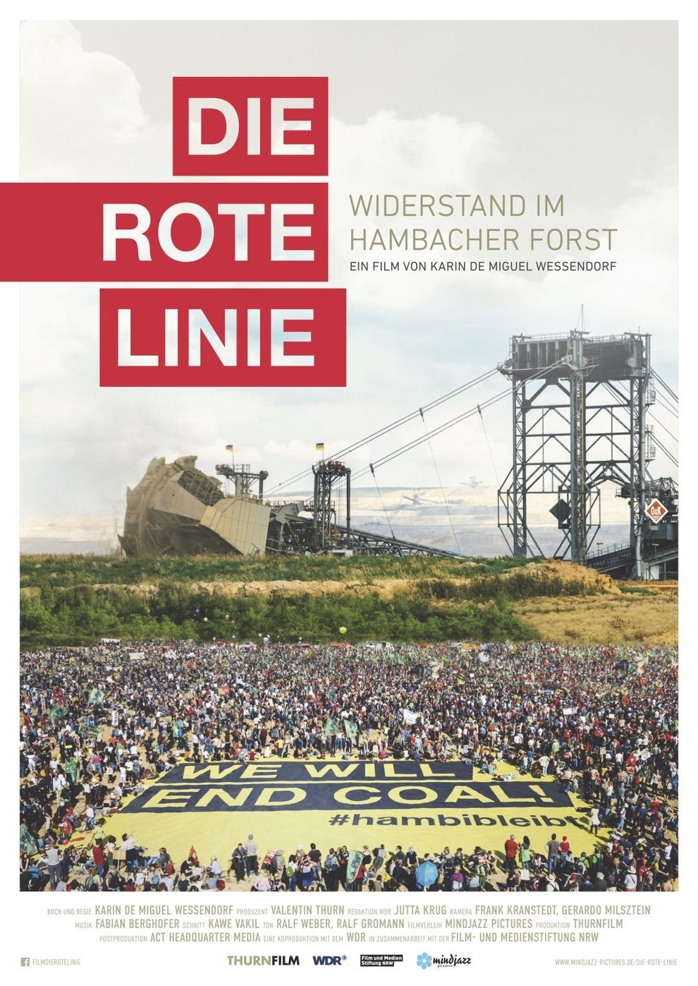 Filmplakat zu Die rote Linie - Widerstand im Hambacher Forst