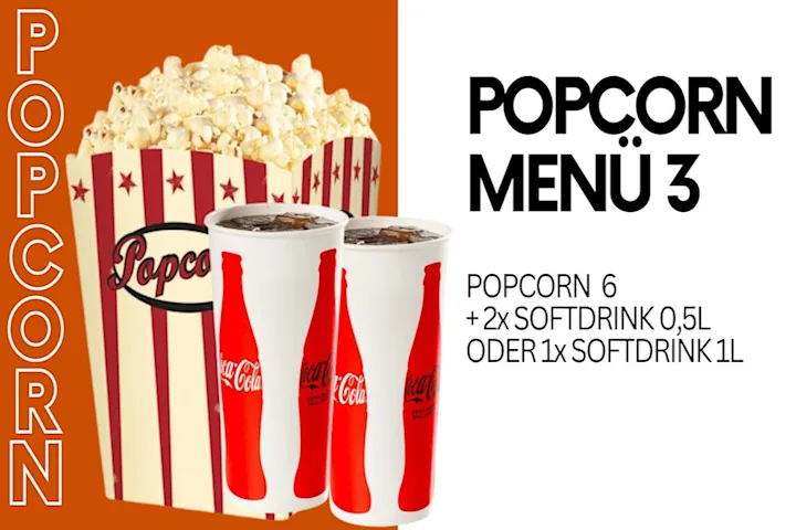 Popcorn Menü 3