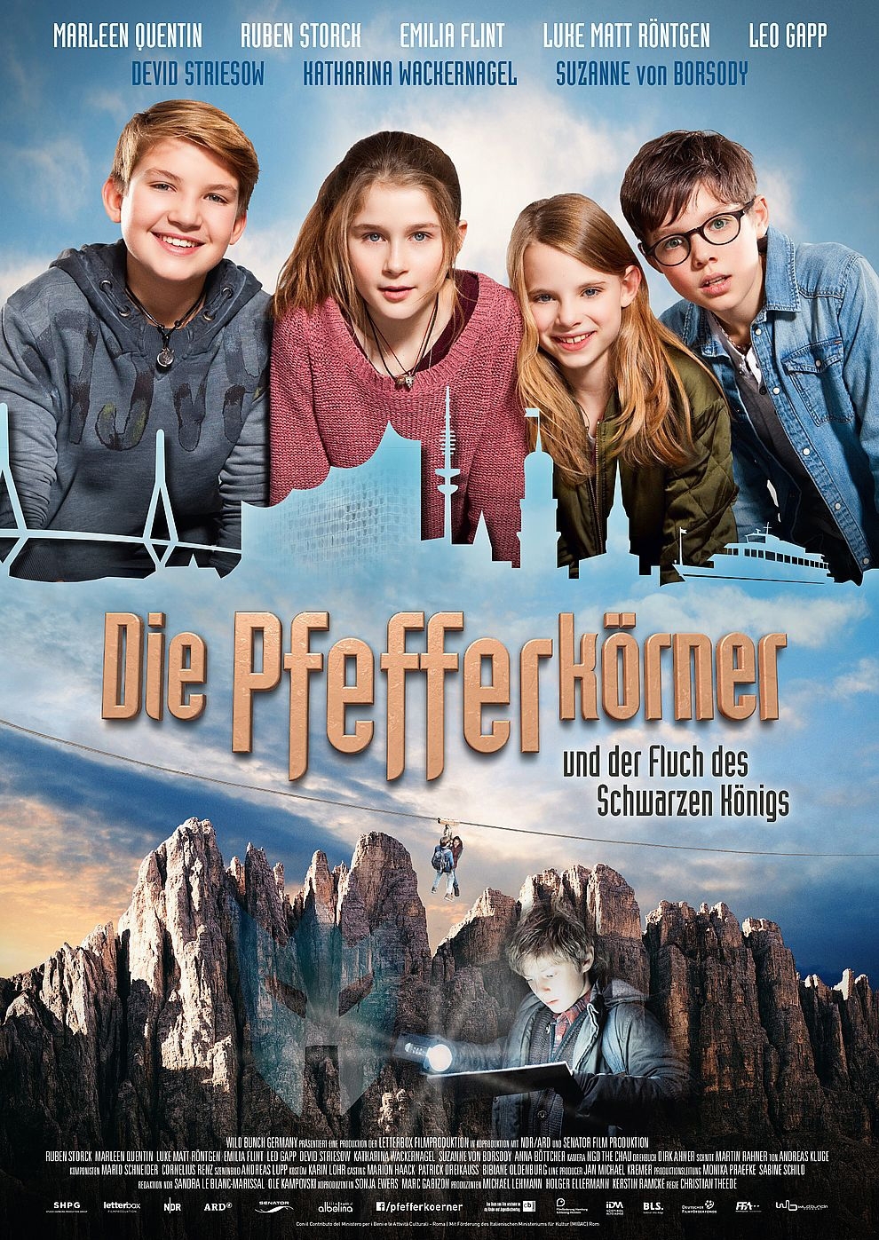 Filmplakat zu Die Pfefferkörner und der Fluch des schwarzen Königs
