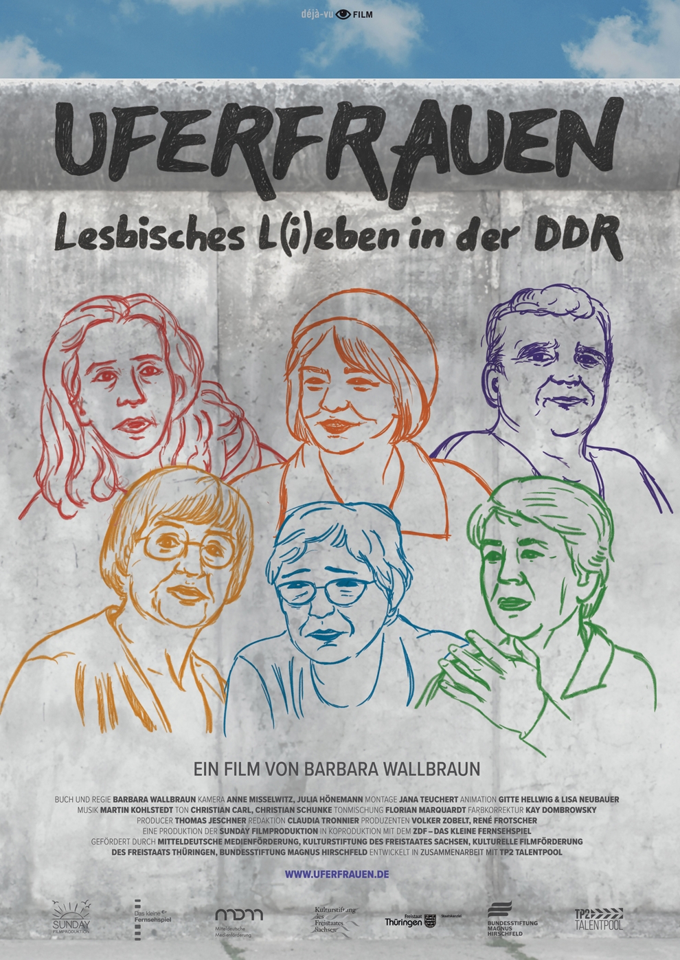 Filmplakat zu Uferfrauen - Lesbisches L(i)eben in der DDR