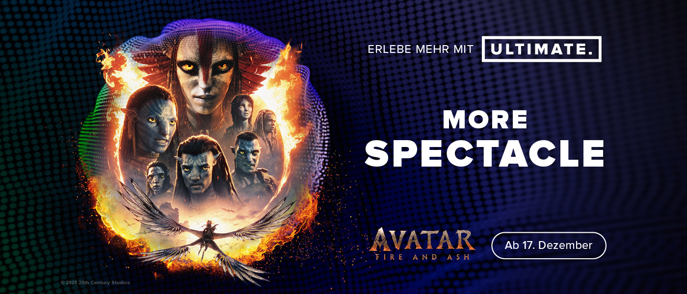 Erlebe Avatar Fire & Ash mit unserer Ultimate-Technik