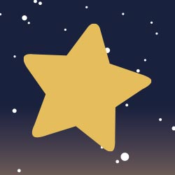 Icon Adventskino Sternmotiv