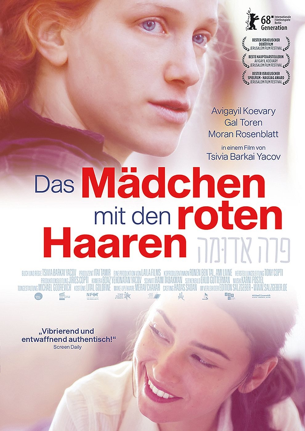 Filmplakat zu Das Mädchen mit den roten Haaren