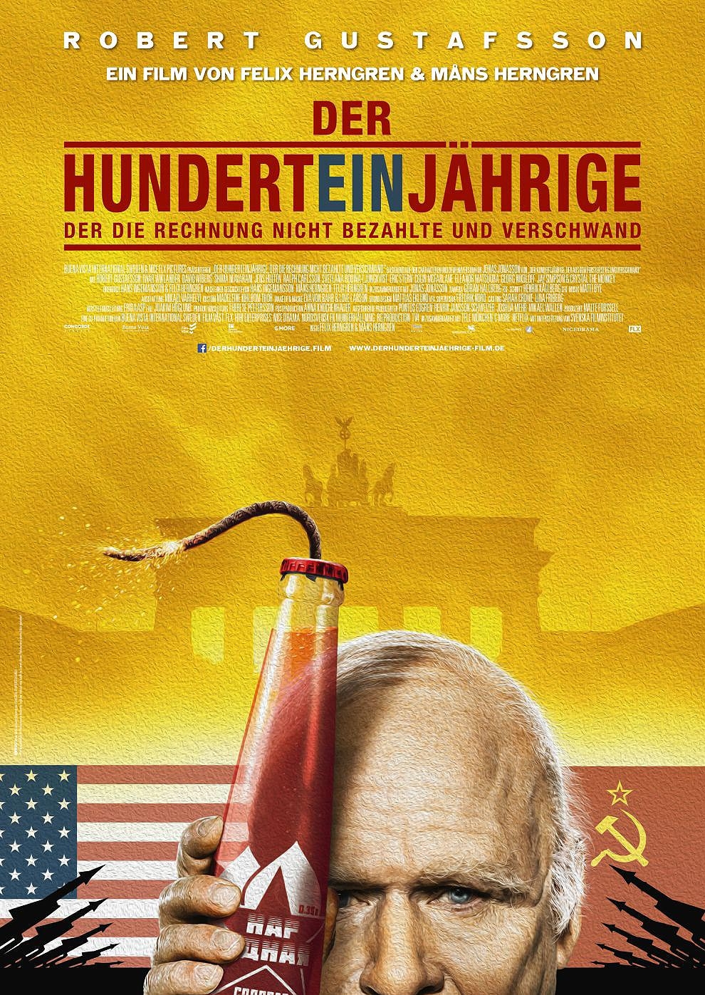 Filmplakat zu Der Hunderteinjährige, der die Rechnung nicht bezahlte und verschwand