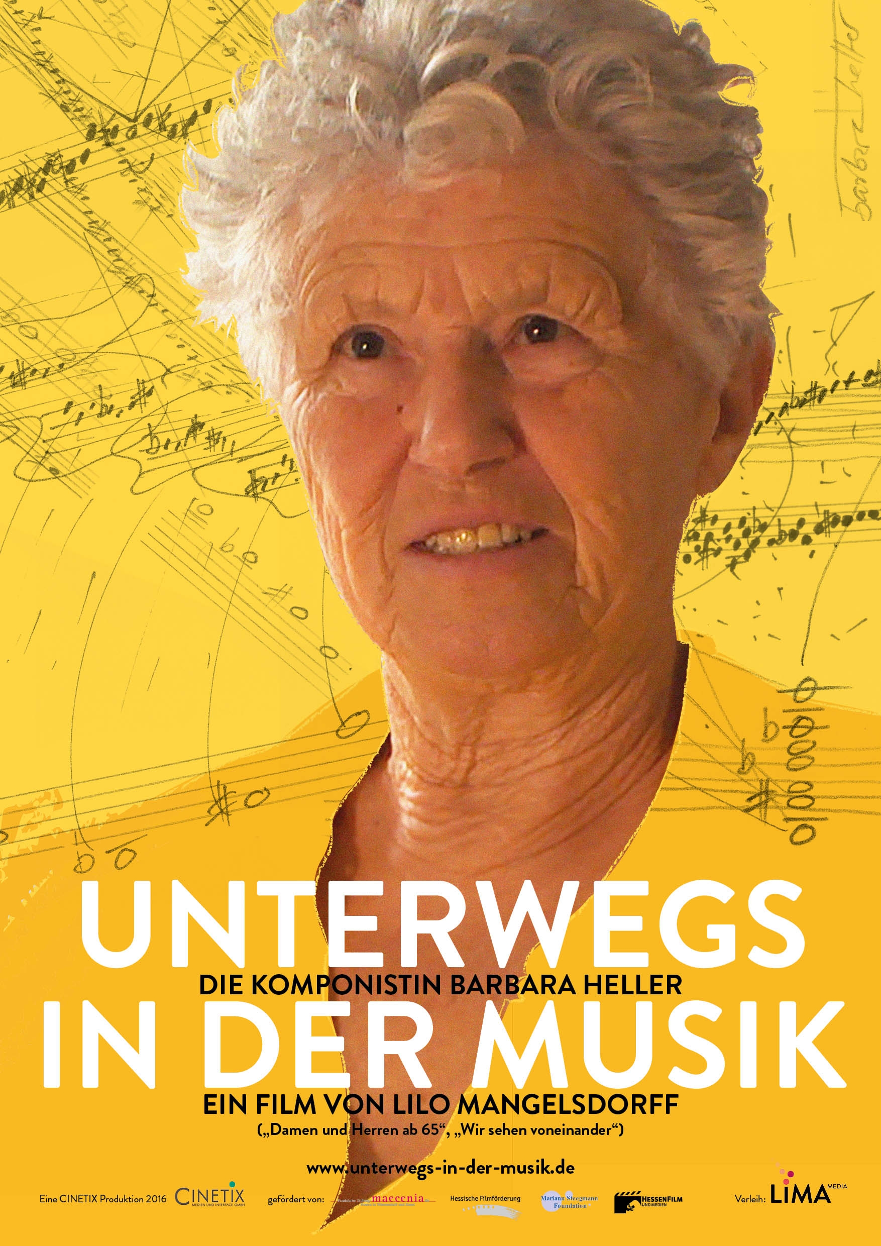 Filmplakat zu Unterwegs in der Musik - Die Komponistin Barbara Heller