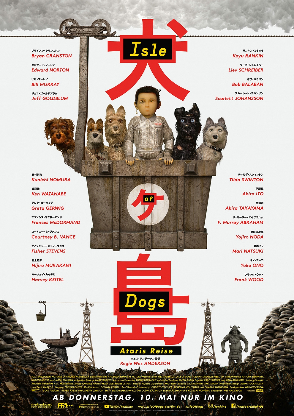 Filmplakat zu Isle of Dogs - Ataris Reise