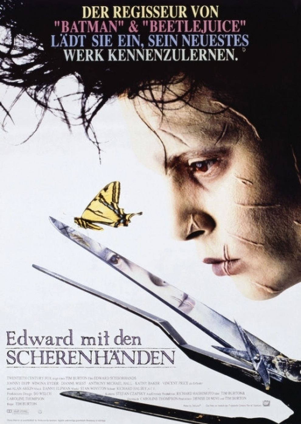 Filmplakat zu Edward mit den Scherenhänden