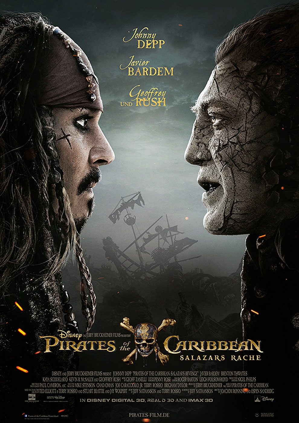 Filmplakat zu Pirates of the Caribbean: Salazars Rache