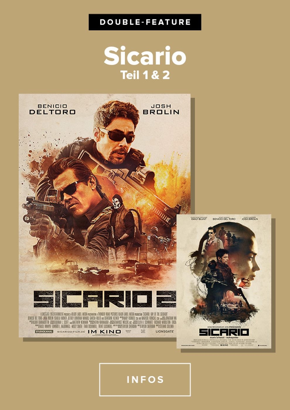 Filmplakat zu Sicario Doppel