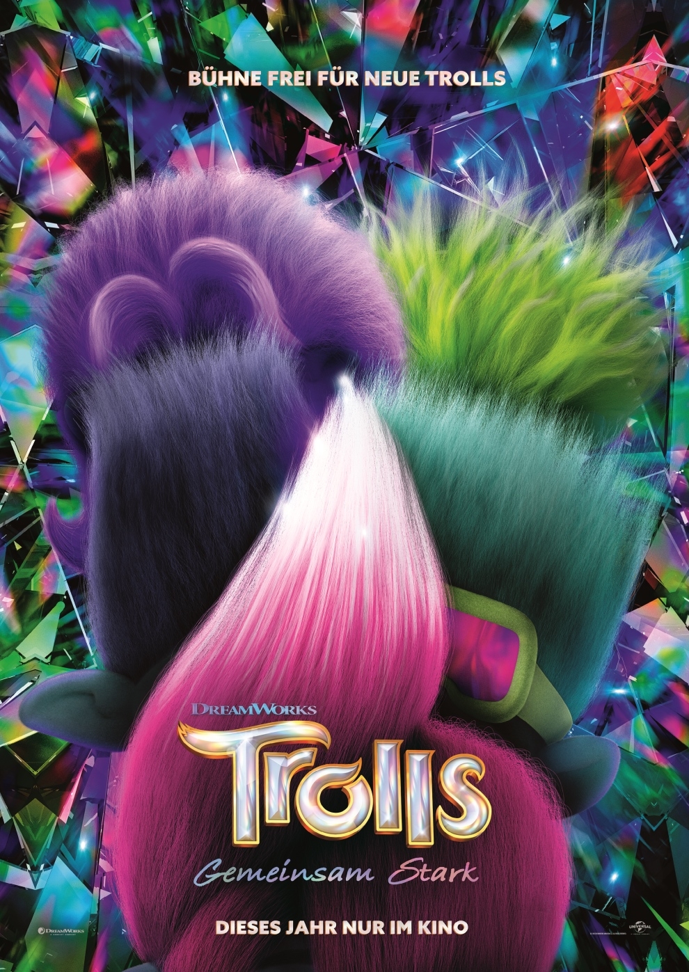 Filmplakat zu Trolls - Gemeinsam stark
