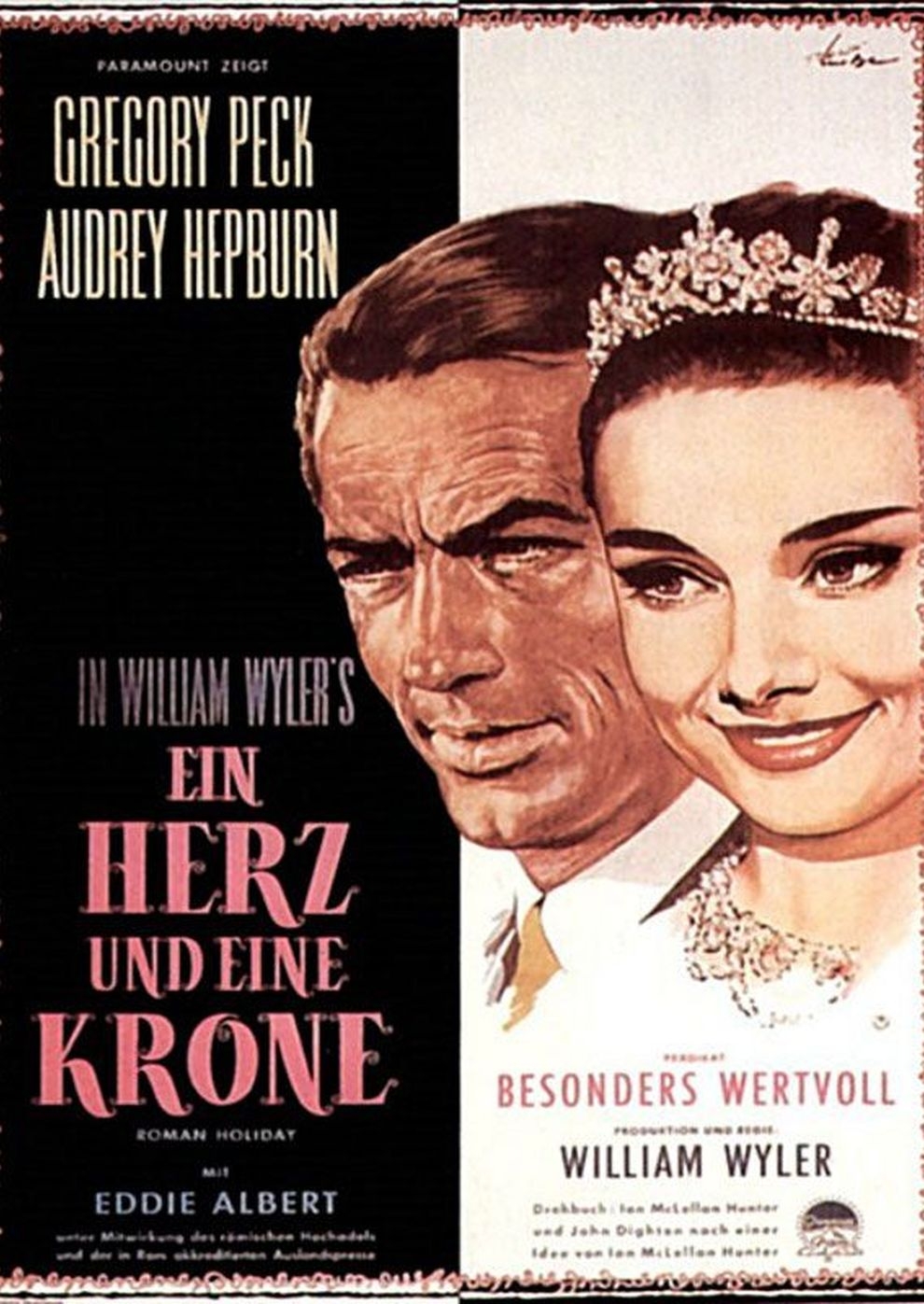 Filmplakat zu Roman Holiday - Ein Herz und eine Krone