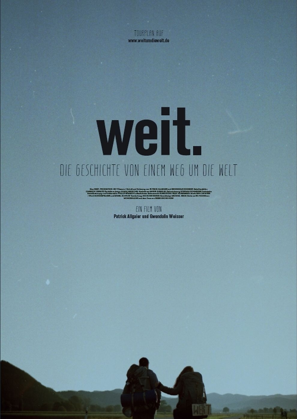 Filmplakat zu Weit. Die Geschichte von einem Weg um die Welt