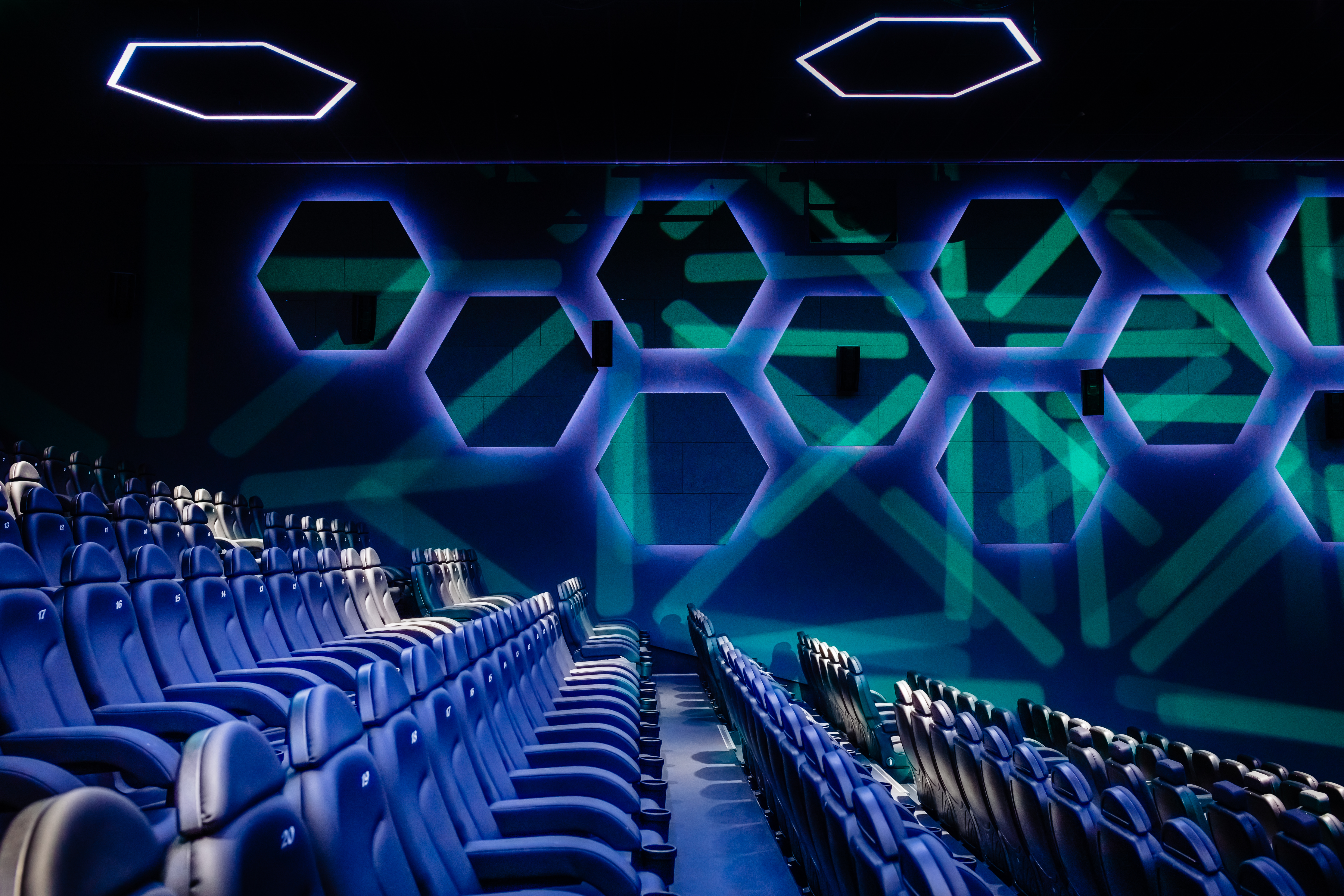 Tower 7 in Alsdorf Lichtshow