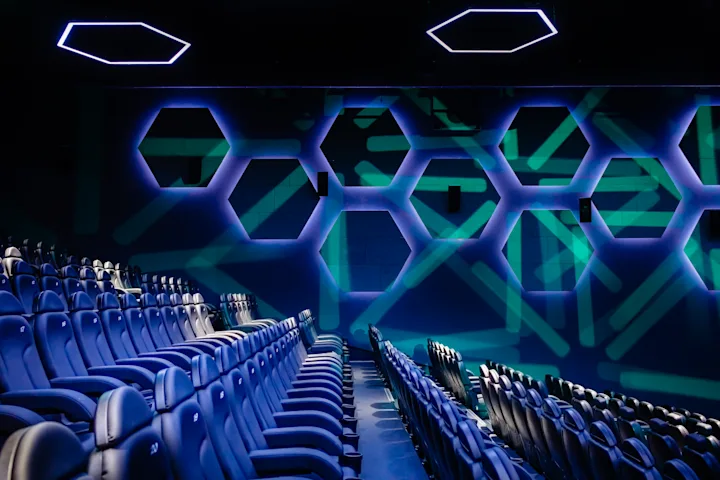 Tower 7 in Alsdorf Lichtshow