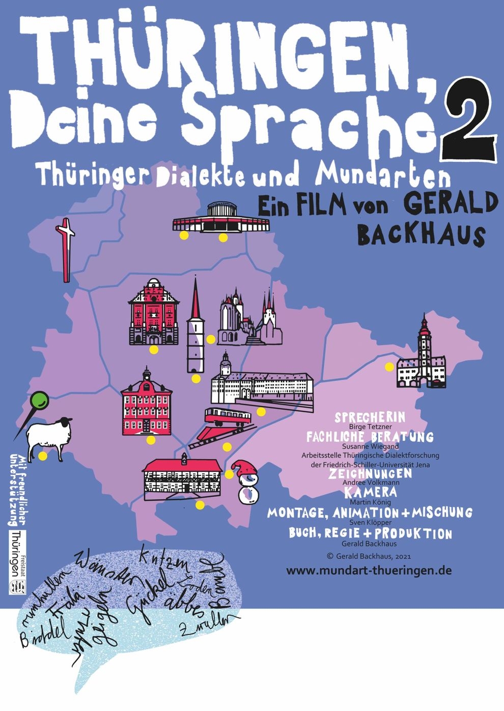 Filmplakat zu Thüringen, deine Sprache - Teil 2