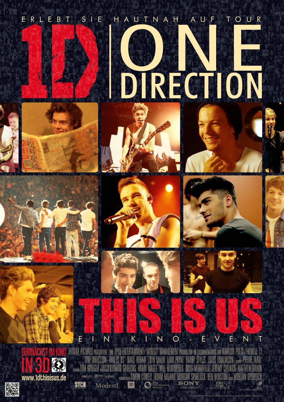 Filmplakat zu One Direction: This is Us