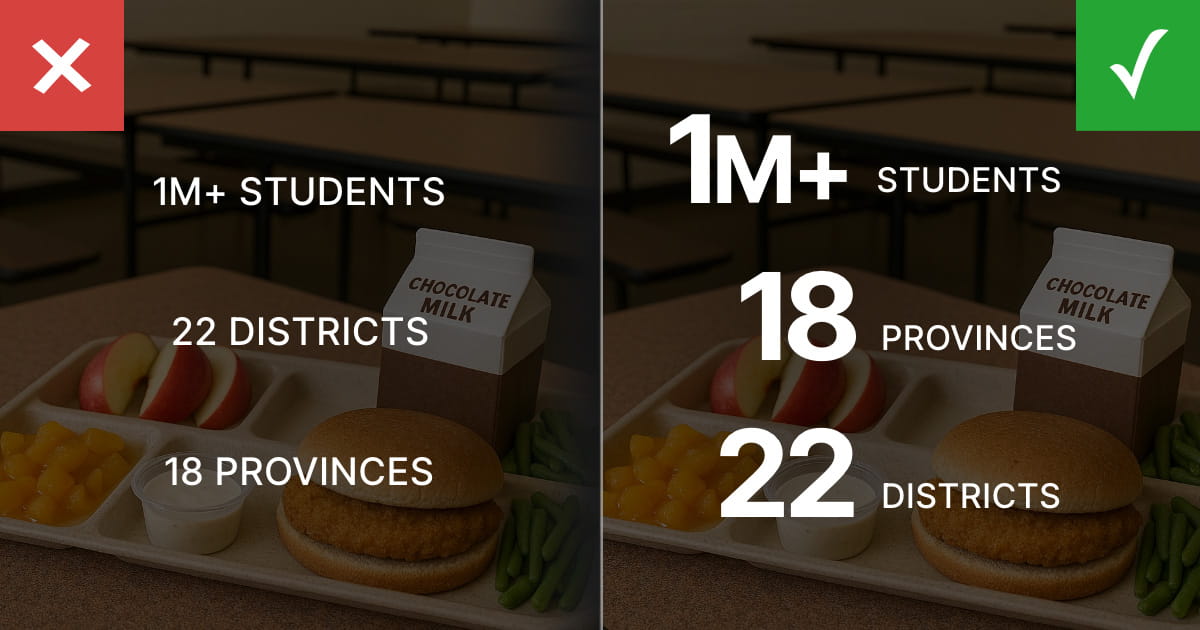 Visual Size Examples Enlarge the Visual Size of Benefits