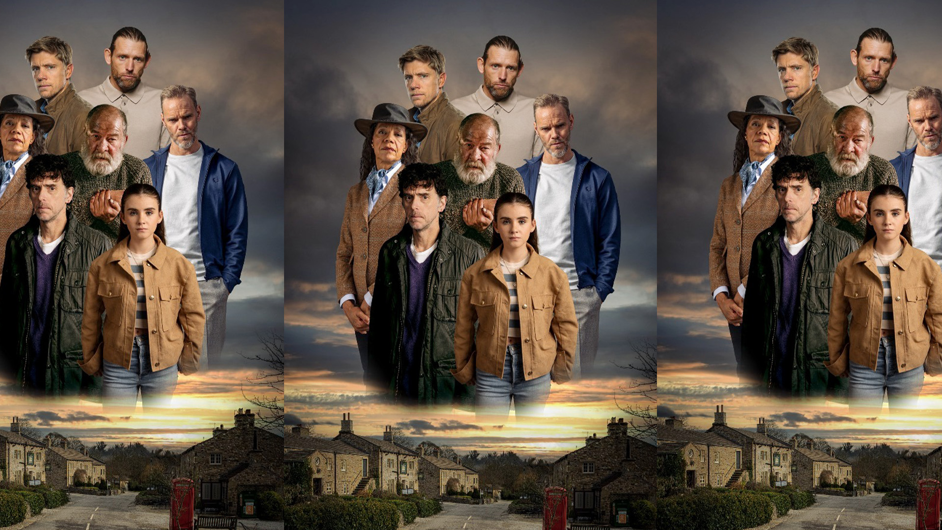 Robert, Kev, Celia, Bear, Ray, Marlon, April - emmerdale - itv