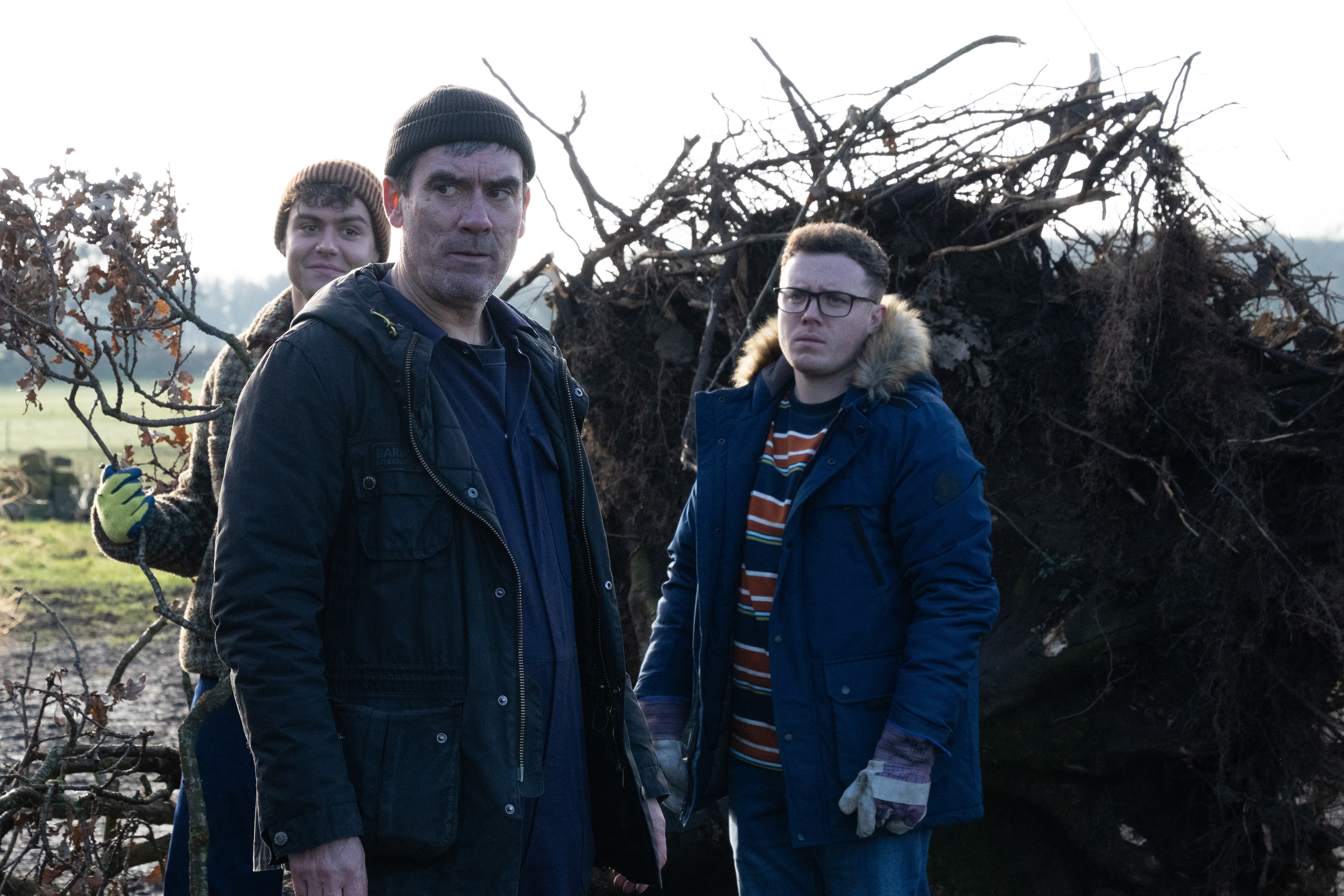 LEWIS - CAIN - VINNY - EMMERDALE - ITV 
